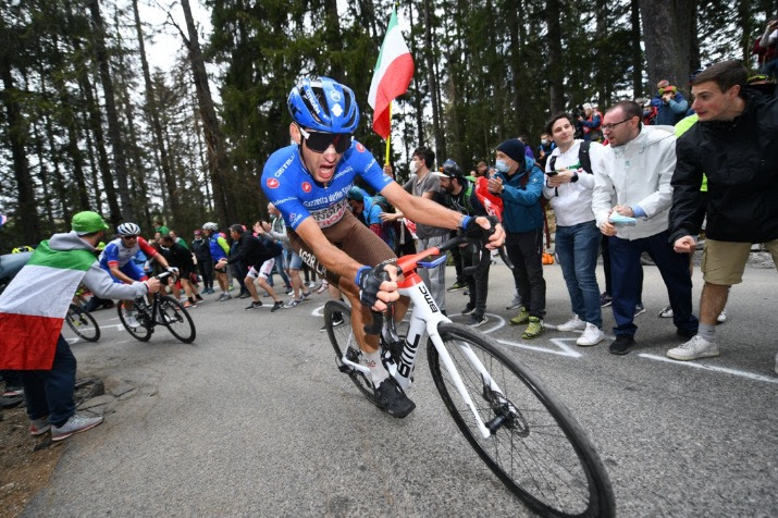 Geoffrey Bouchard assuré d’être le meilleur grimpeur du Giro 2021