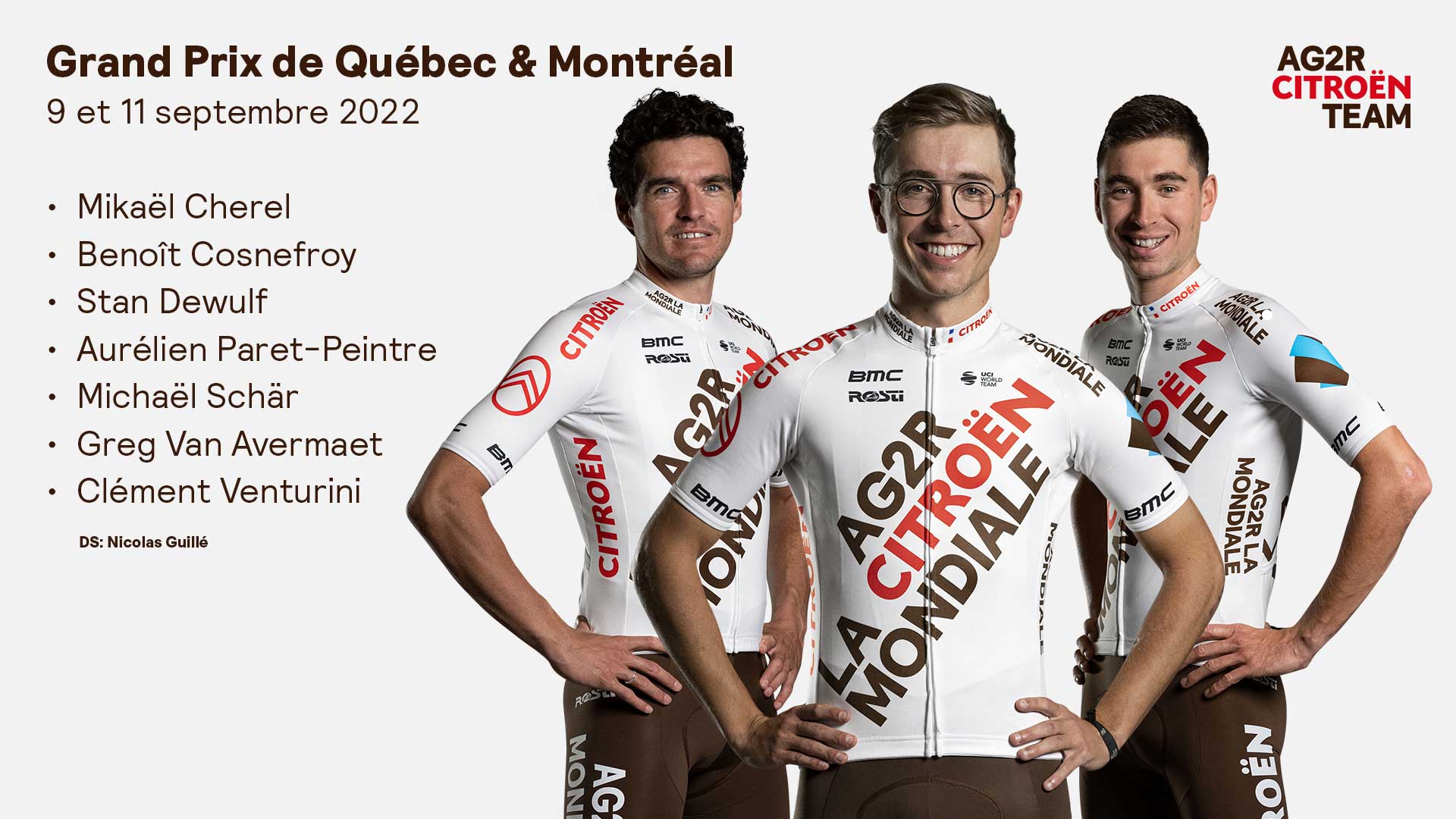 Grands Prix Cyclistes de Québec et de Montréal (9 et 11 septembre)