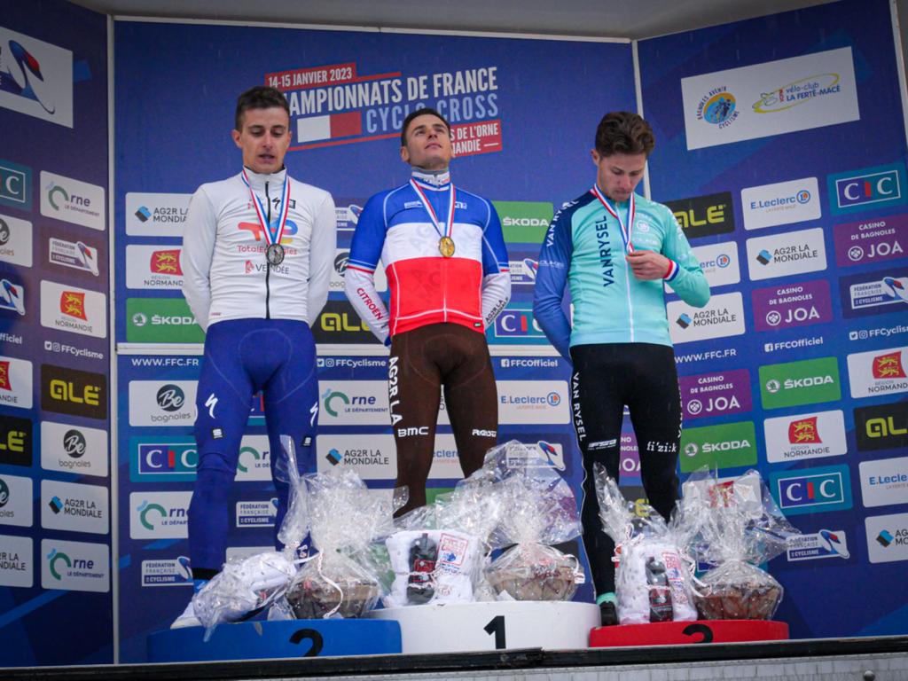 Clément Venturini champion de France de cyclo-cross pour la 5e fois